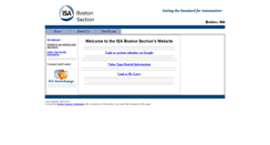 Desktop Screenshot of isaboston.org