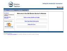Tablet Screenshot of isaboston.org